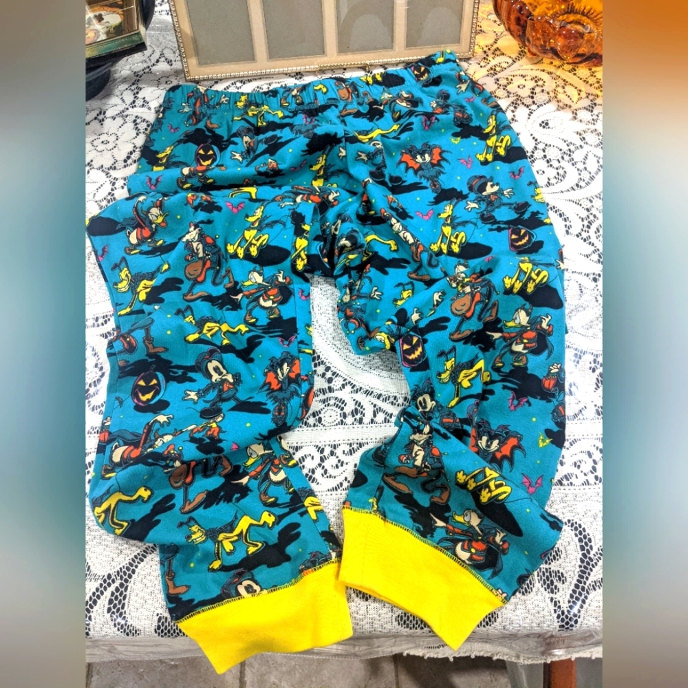 Halloween Disney Mickey Friends Pajama Pants Sleepwear Loungewear Spooky Fun